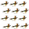 Barbless Chartreuse Humpy Classic Hair Wing Dry Fly