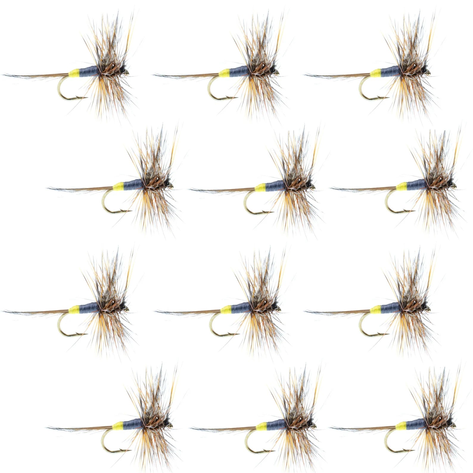 Female Adams Classic Dry Fly - Hand Tied Fly Fishing Trout Flies