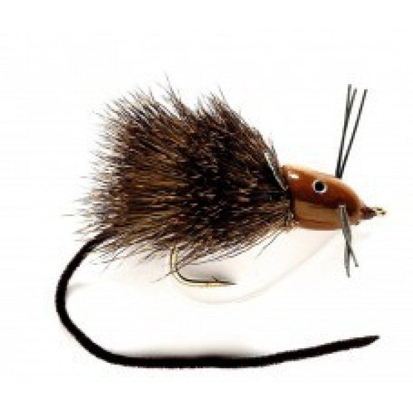Bass Fly Fishing Flies - Surface Poppers Mouse Divers